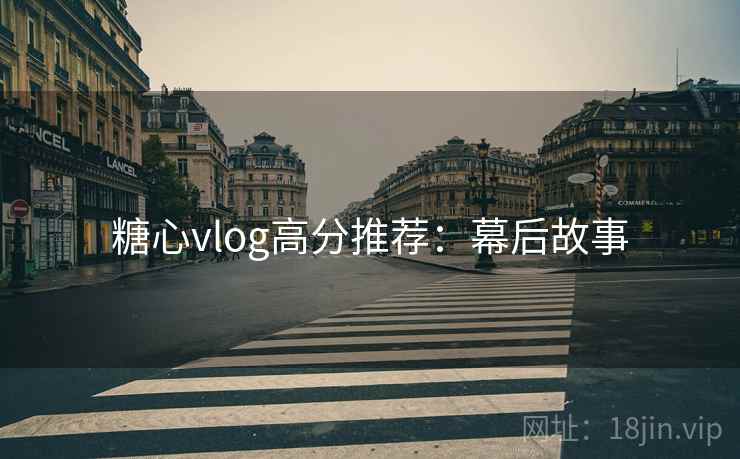 糖心vlog高分推荐：幕后故事